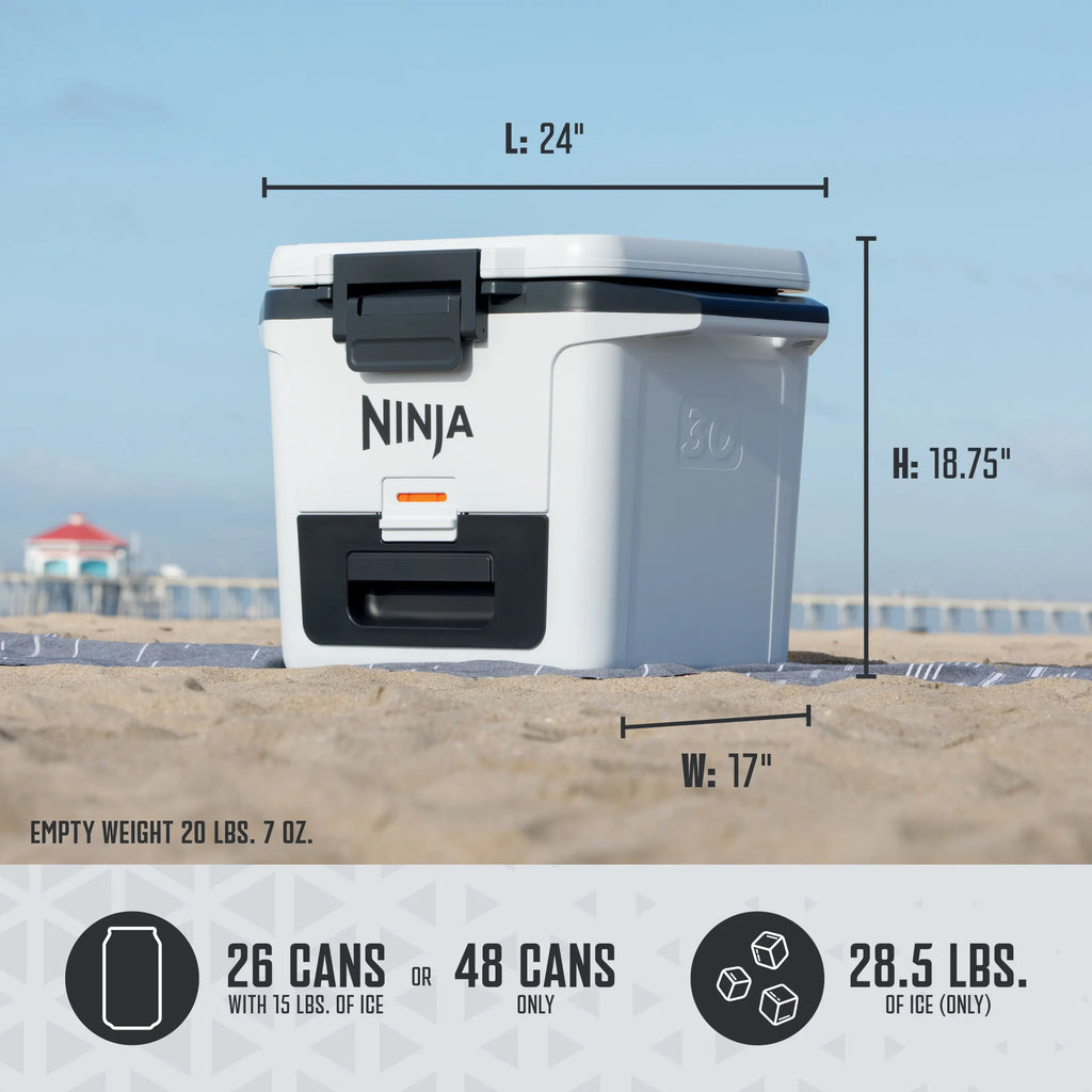 Ninja Frostvault 30Qt Hard Cooler with Dry Zone - FB131