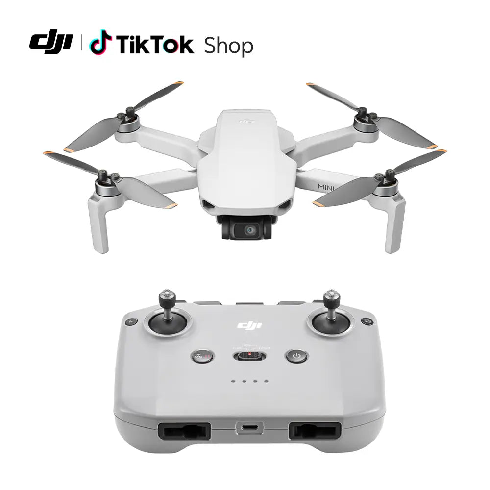 DJI Mini 4K, Drone with 4K UHD Camera for Adults, under 249 G, 3-Axis Gimbal Stabilization, 10Km Video Transmission, Auto Return, Wind Resistance, 1 Battery for 31-Min Max Flight Time