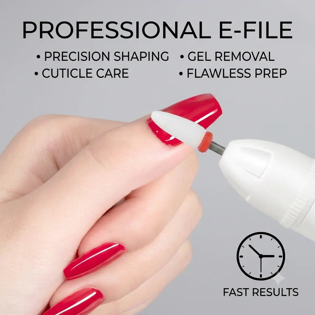 Rechargeable Nail Drill, Cordless Efiles for Fungal Nails Lightweight Nail Care Tool for Nail Repair