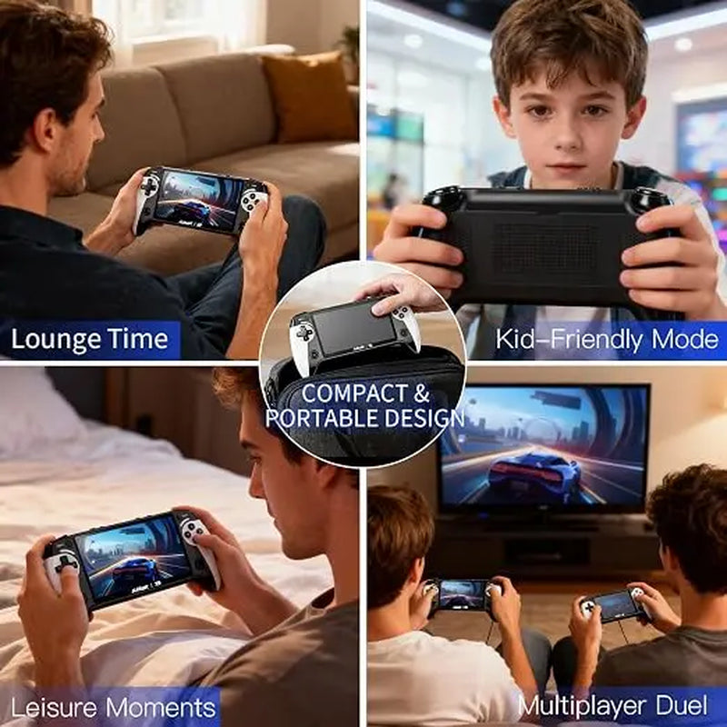 X9 Handheld Game Console, Rechargeable Portable Game Console with Built-In 10 Emulator Games, Handheld Wireless Gaming Console for Home & Travel, Protective #Weeklydeals #Summerwins #Dealsforyoudays