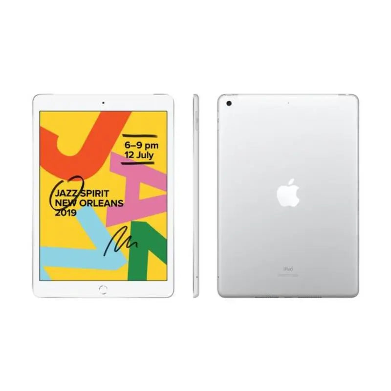 Refurbished Apple Ipad 7Th Gen A2200 (Wifi + Cellular Unlocked) - Good Condition with Wireless Earbuds & 1 Year Warranty
