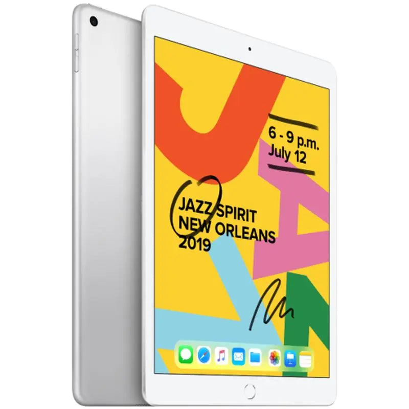 Refurbished Apple Ipad 7Th Gen A2200 (Wifi + Cellular Unlocked) - Good Condition with Wireless Earbuds & 1 Year Warranty