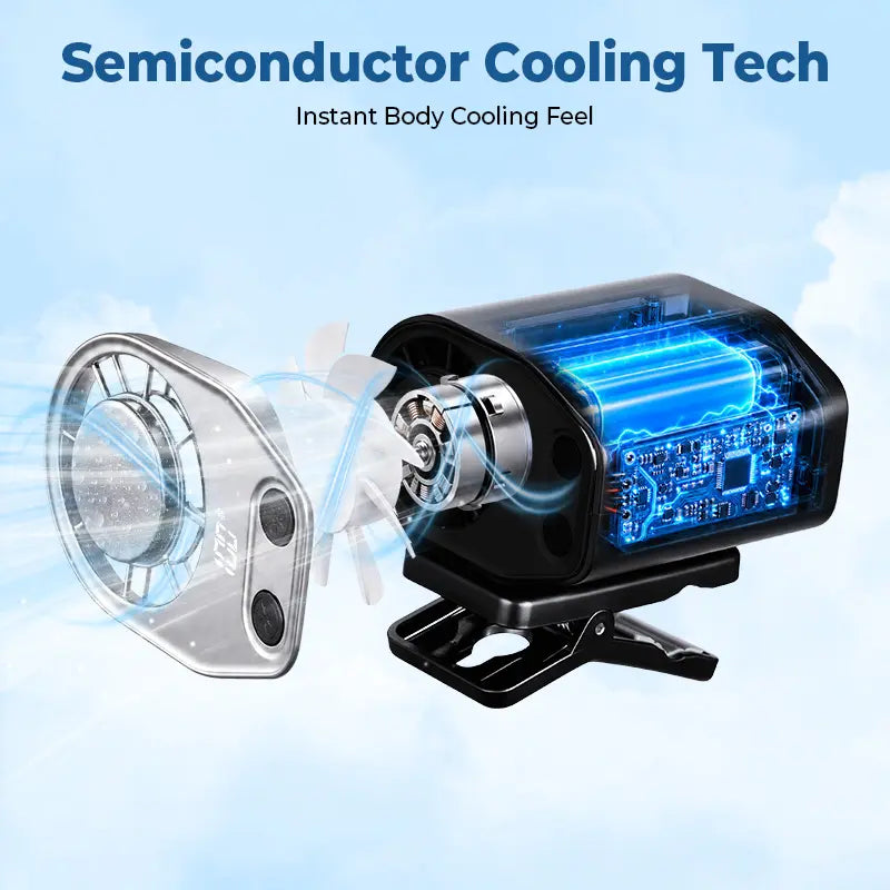 【Summerfinds】Joytutus Adjustable Car Fan - 2026 USB Plug-In Dual Turbo High Wind Cooling Fan, High-Speed Adjustment, Magic Tape Easy Installation, Universal Fit ABS Material, Black/Pink Portable Auto Accessories