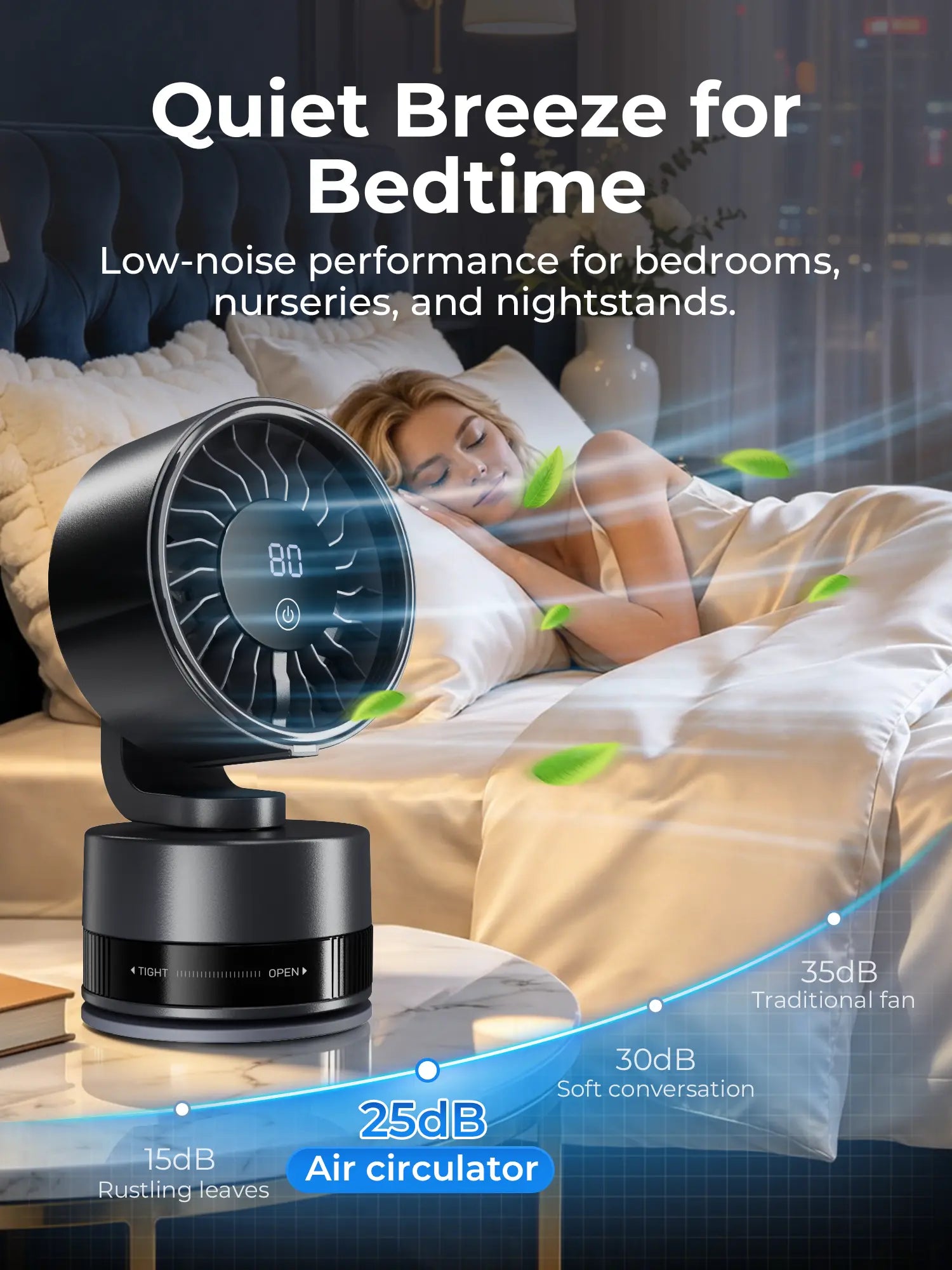 Wireless Toilet Fan, No Hole No Damage!360° Rotatable Wireless Suction Fan I Longlasting USB Charge for Bathroom Toilet Cardesk Kitchen/With Free Charging Cord