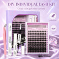 Lash Clusters DIY Individual Bottom Lash Kit / Lower Lash Cluster Kit / Soft Glam Bottom Lash Look Lashes Eyelash Extension Lashes Halloween Makeup