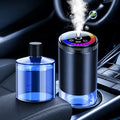 Smart Car Aroma Diffuser - Compact, Romantic Dynamic Light Show, Starry Ceiling Mode, Natural French/Eau De Cologne Scents, Fragrance Control, Long-Lasting Freshness, Ideal Gift for Car Enthusiasts for Daily Commute