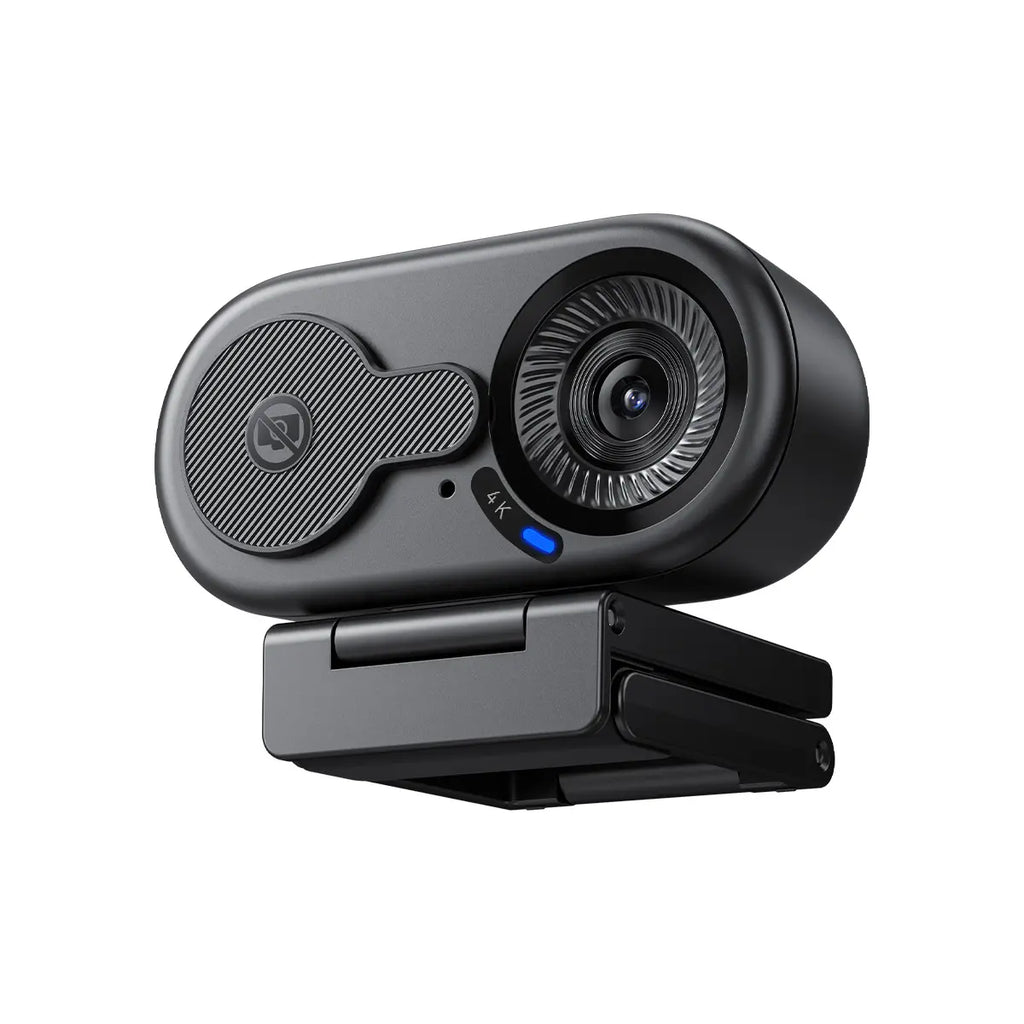 EMEET C100 4K External USB Webcam for PC, Fixed Focus, 66° FOV, Built-In Mic, Privacy Cover, Portable Metal Clip, Computer Camera for Home Office, Online Meetings, Desktop/Laptop USB-A, External Usb Webcams