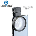Lightdow 52Mm Smartphone Cellphone Mobile Phone Filter Clip with CPL Filter, Essential Mobile Phone Accessories for Photography