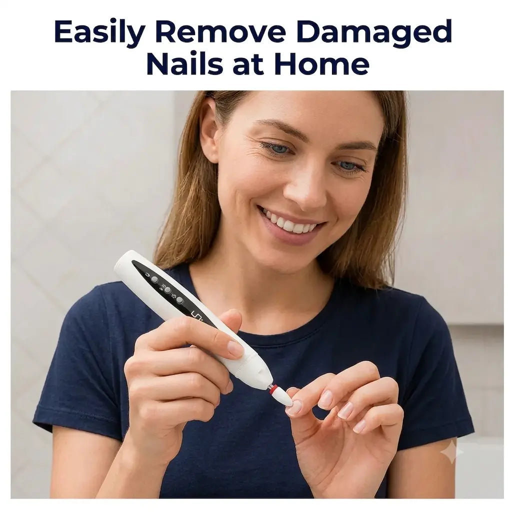 Rechargeable Nail Drill, Cordless Efiles for Fungal Nails Lightweight Nail Care Tool for Nail Repair