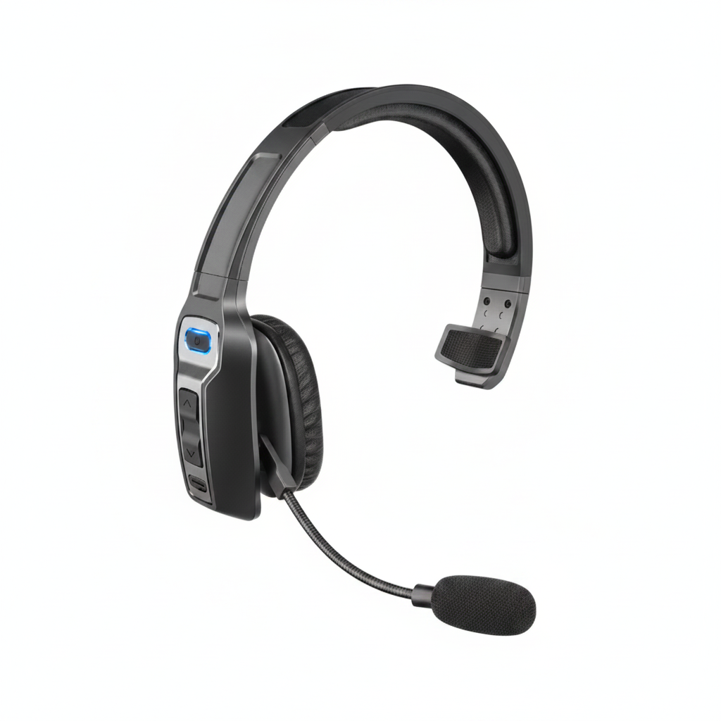 Casque Bluetooth 5.2 Trucker sans fil - vue produit fond blanc