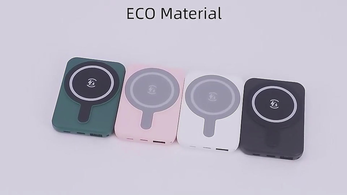 Batterie Externe Magnétique Sans Fil 5000mAh
