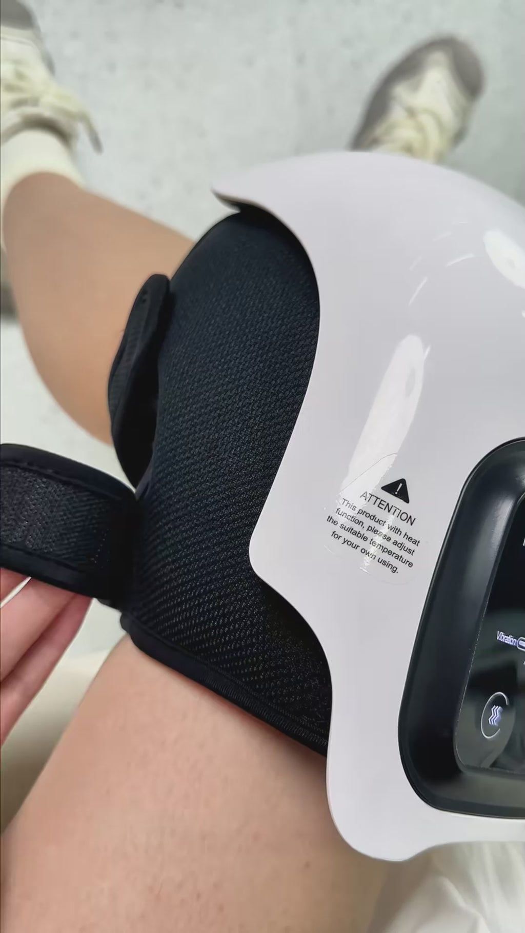 Masseur de Genou Intelligent Rechargeable - Infrarouge, Vibration et Chaleur pour Soulagement Douleurs