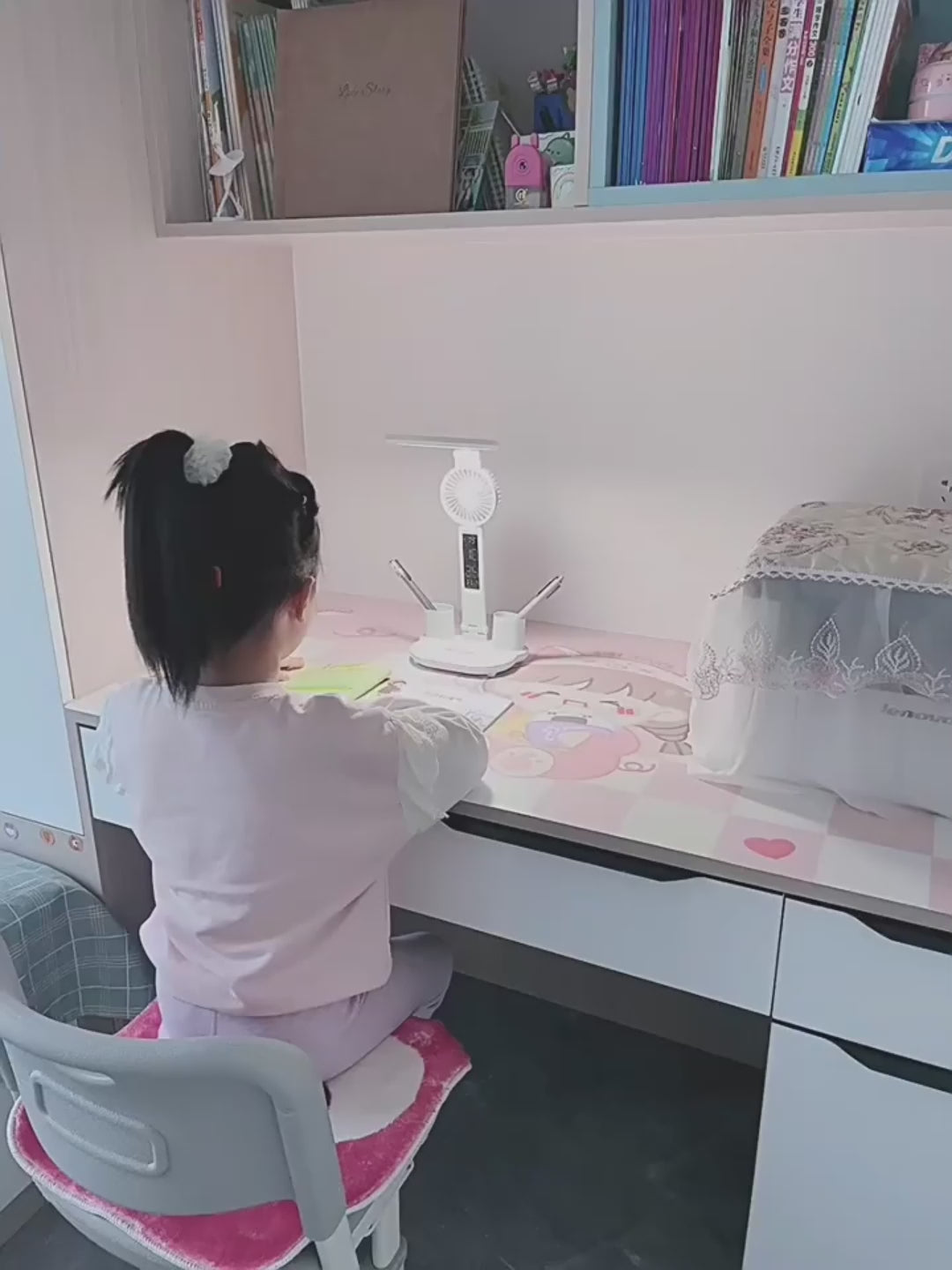 Lampe de Bureau LED avec Horloge.