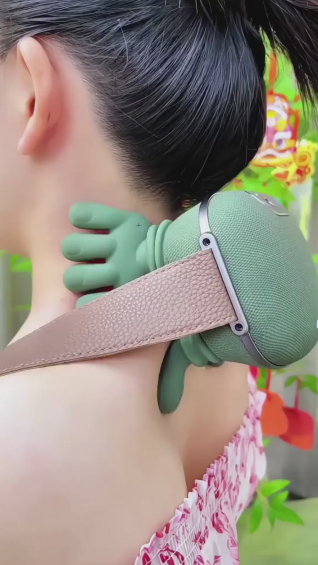 Masseur Électrique Cou & Épaules Sans Fil – Pétrissage 4D, Chaleur, 70 Min Autonomie, Rechargeable, Soulagement Douleurs