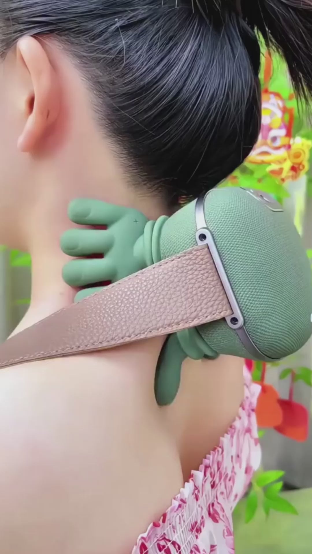 Masseur Électrique Cou & Épaules Sans Fil – Pétrissage 4D, Chaleur, 70 Min Autonomie, Rechargeable, Soulagement Douleurs