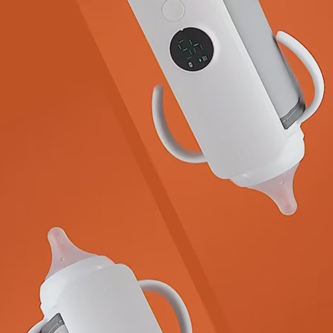 Chauffe-Biberon Portable Sans Fil – 42°C Température Constante, Rechargeable USB, Affichage Digital, Universel Plastique & Verre