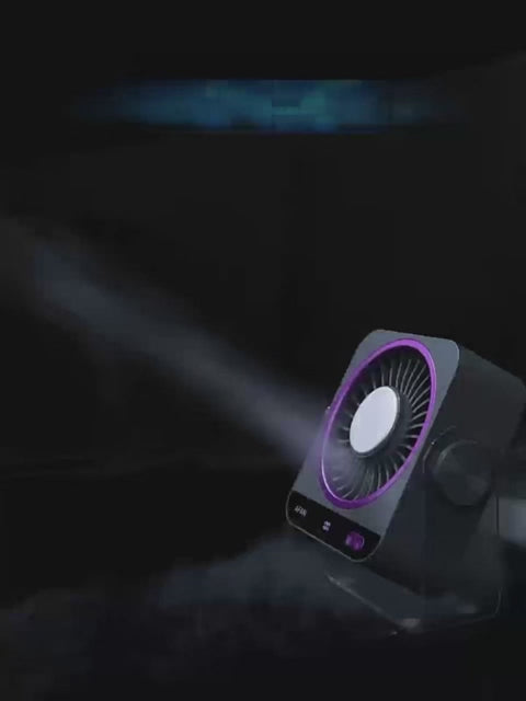 Ventilateur USB Rechargeable K818 - 5 Vitesses.