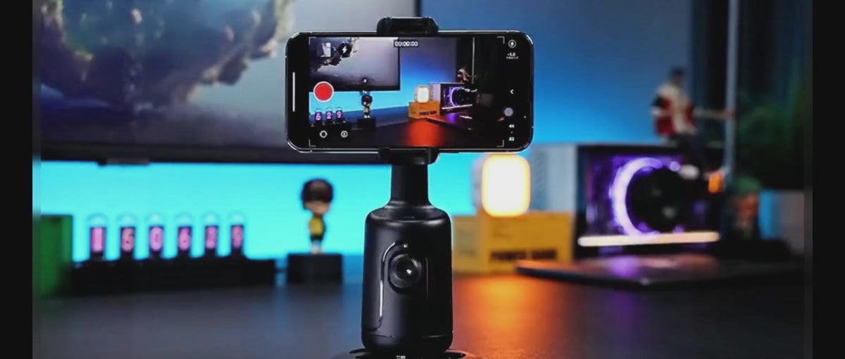 Stabilisateur Vlog Suivi Visage IA