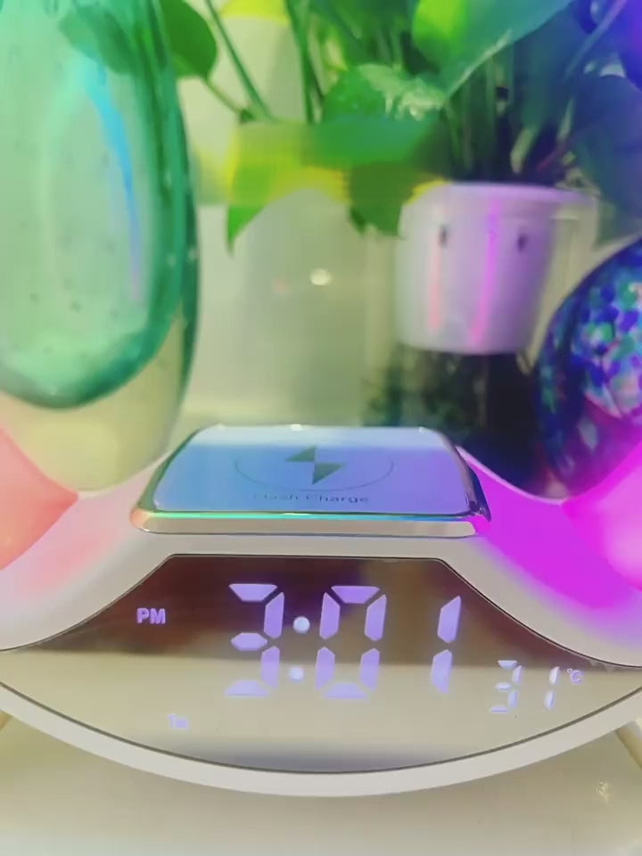 Lampe Enceinte Bluetooth 3-en-1