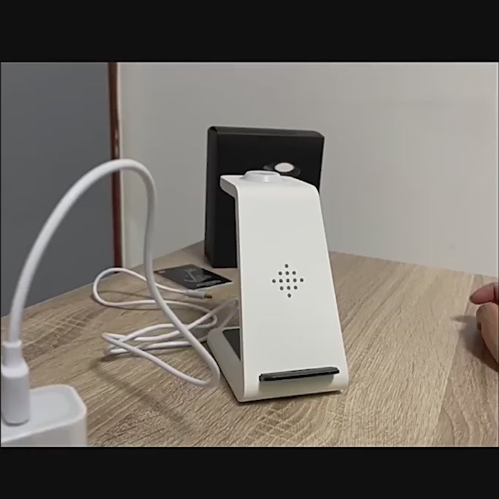 3-in-1 Draadloos Oplaadstation