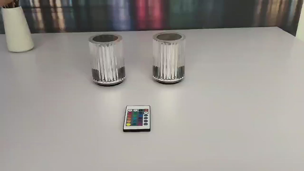 Lampe LED cristal RGB