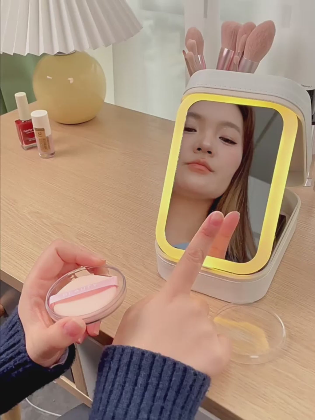 Boîte Rangement Maquillage