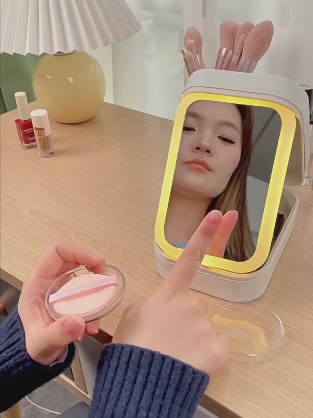 Boîte Rangement Maquillage