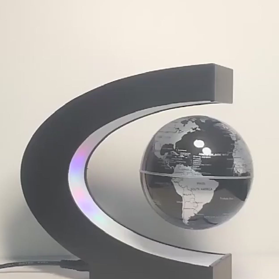 Globe Magnétique Lévitant Lumineux