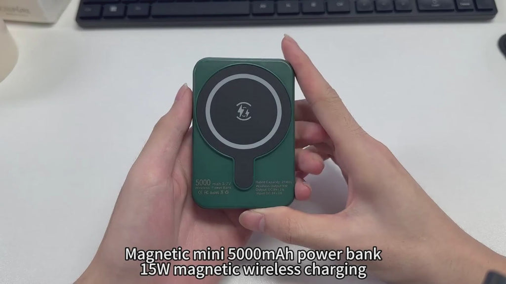 5000mAh Wireless Magnetic Power Bank